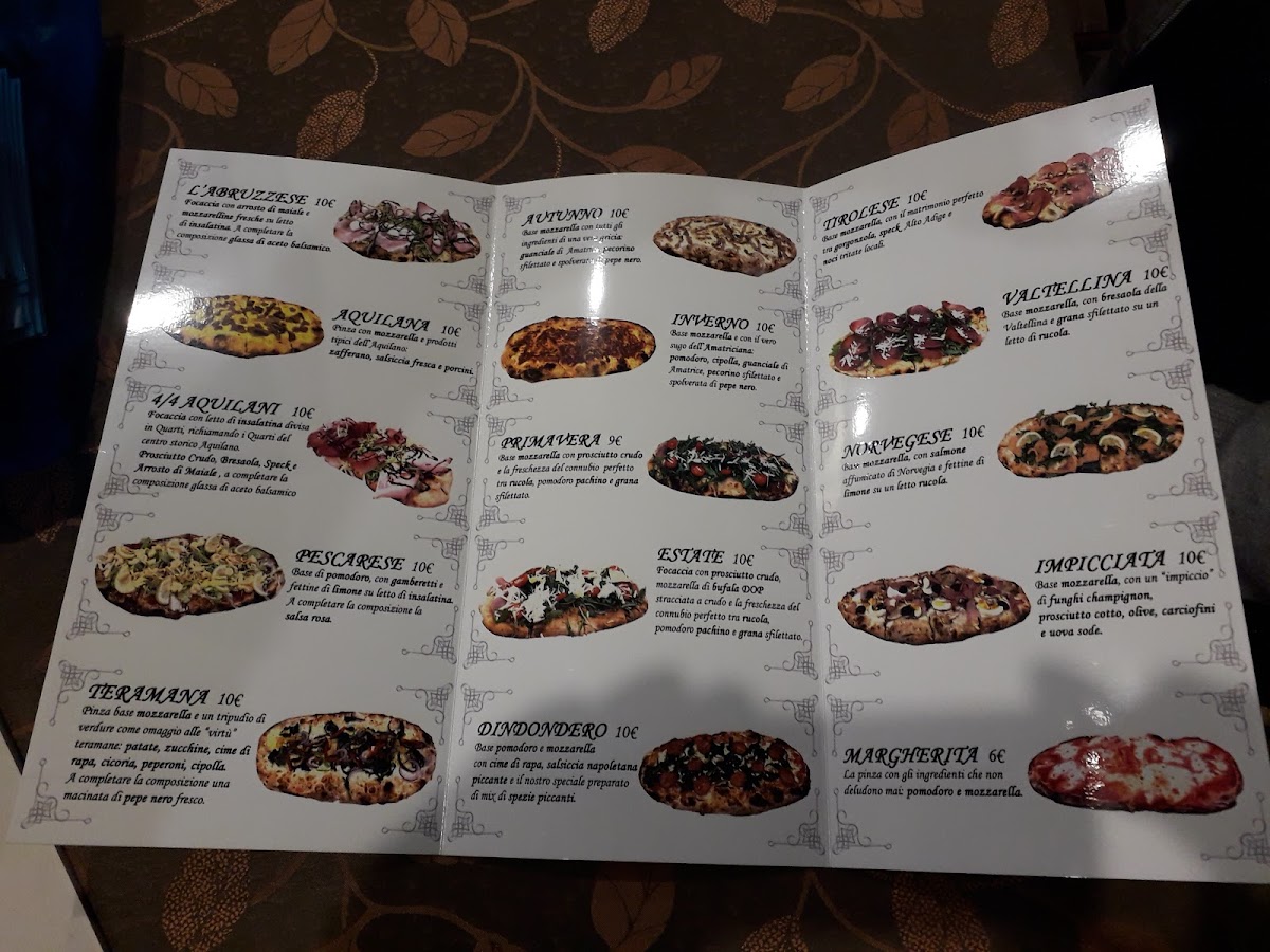 Menu Ristorante Pizzeria Antica Roma-1